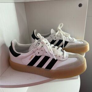 Adidas Samba Sneakers - White and Black